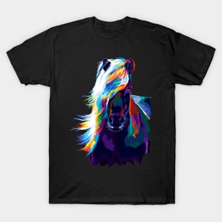 Horse Wpap Pop Art T-Shirt